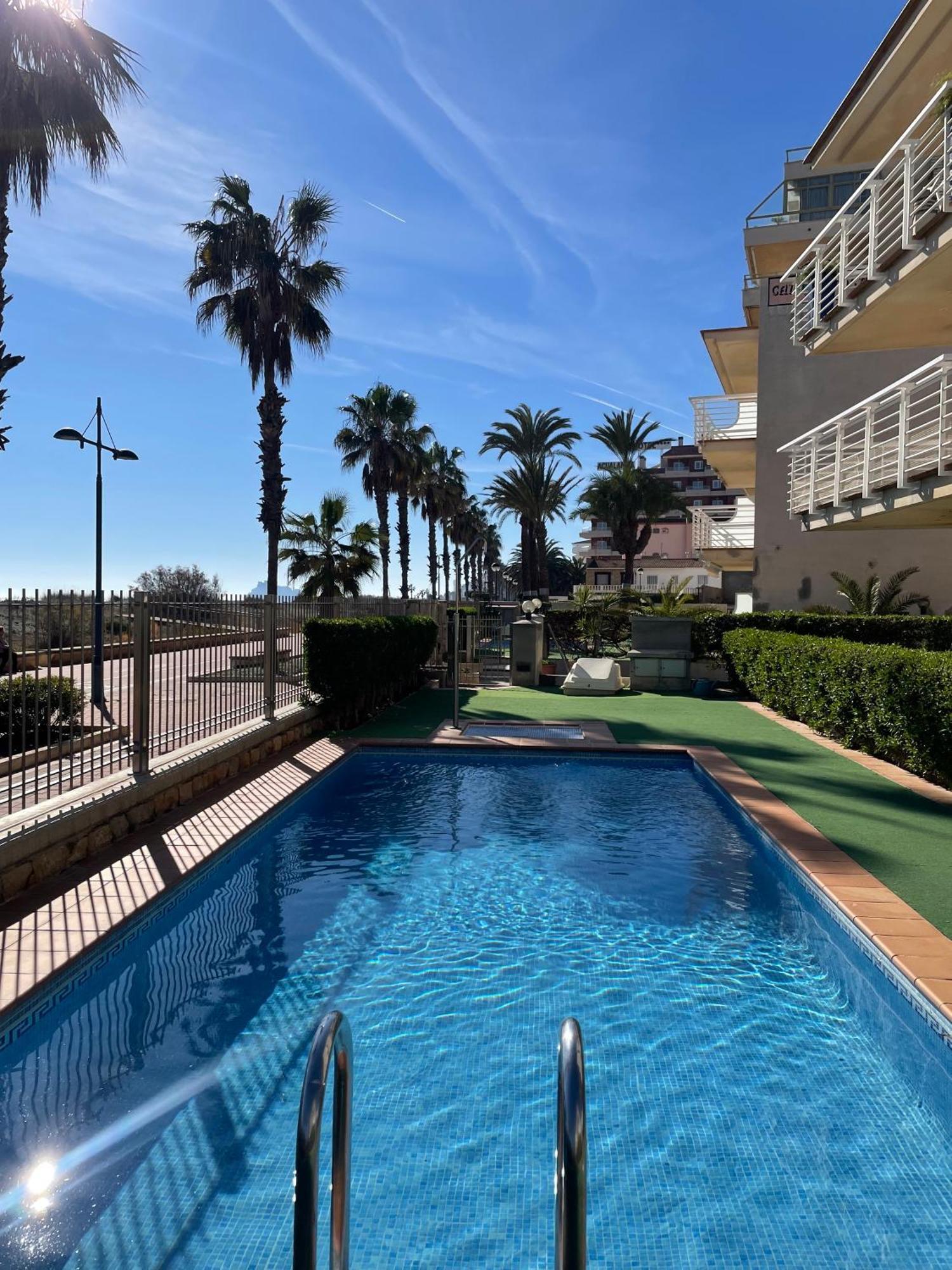Alpen 1 - Cala Josep I 1Era Linea Apartment Peniscola Luaran gambar