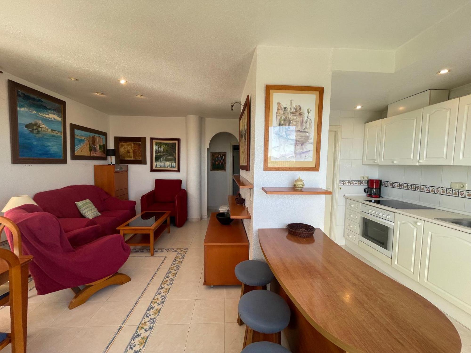Alpen 1 - Cala Josep I 1Era Linea Apartment Peniscola Luaran gambar